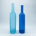 750ml vodka/whiskey wine bottle with paintting and decal