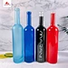 750ml vodka/whiskey wine bottle with paintting and decal